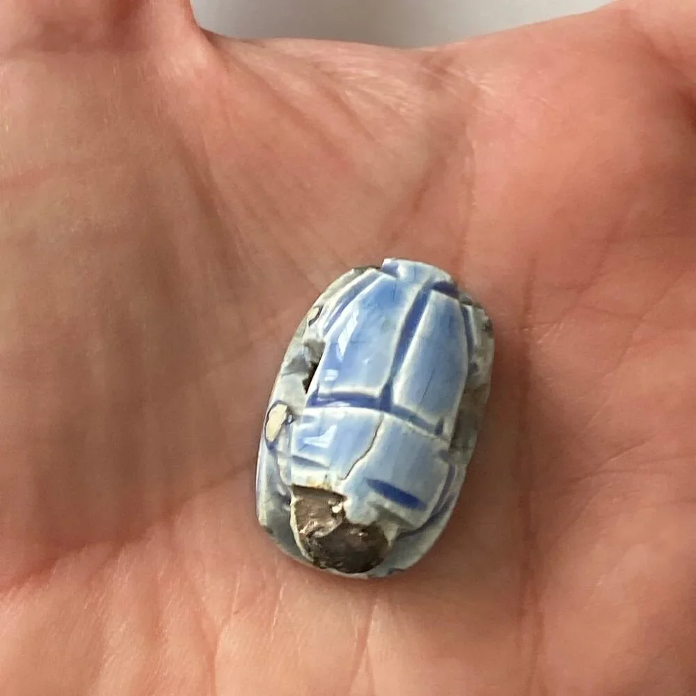 Genuine Egyptian Scarab for Jewelry Making
